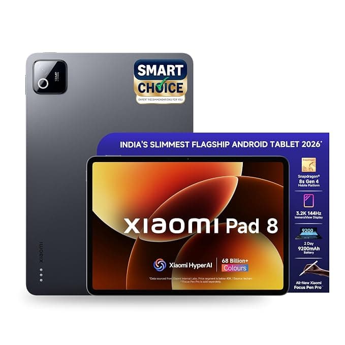 XIAOMI Pad 8 [Smartchoice] Flagship Snapdragon 8s Gen 4 |11.2" 3.2K Display | 12GB, 256GB | Ultra Slim Metal Design | 9200mAh Battery | 68 Bn+ Colours HyperAI | Wi-Fi 7 | Graphite Grey