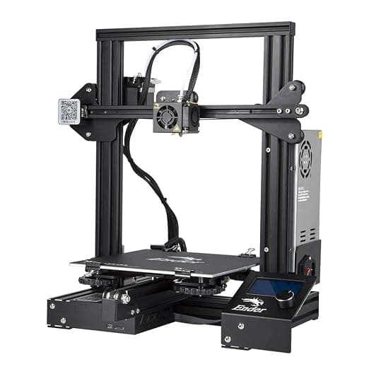 WOL 3D Ender 3 Model 2021, Original DIY 3D Printer with Resume Function and Easy to Assemble (Print Size: 220x220x250 mm, Black)