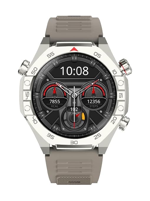 TIMEX Smart NexGen 1.43"(3.6cm) AMOLED Display with Functional Crown and BT Calling Smartwatch for Unisex - TWTXW703T
