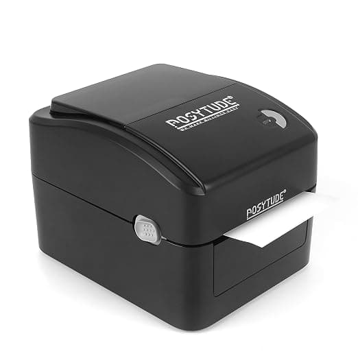420B Desktop Thermal Transfer Barcode Printer, 4 Inch Label Printer, with USB and Bluetooth connectivity 203 DPI Bar Code Label Printer Easy Connect with Windows, Android & iOS